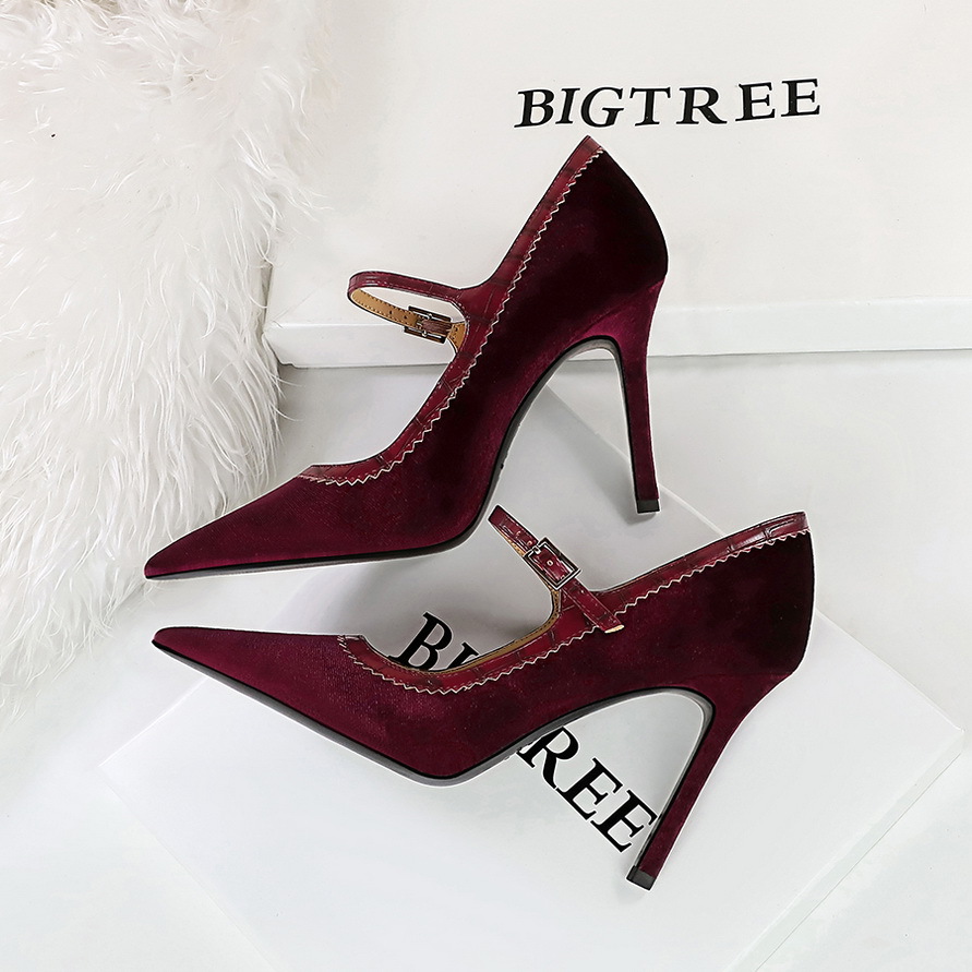 Women Shoes Size 7 - 혼합 색상 레트로 메리 제인 여성용