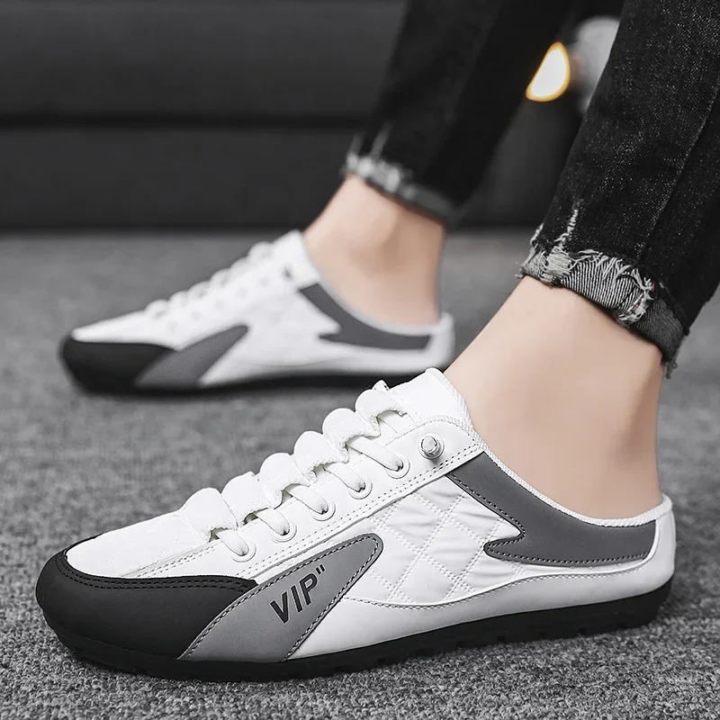Women'S Shoes Hey Dude - 2025 남성용 통기성 하프 슬리퍼, 로우