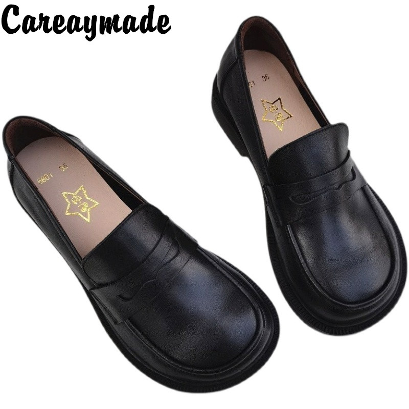Women'S Shoes To Men'S - Careaymade-여성용 캐주얼 신발, 슬립온 옥스포드 신발,