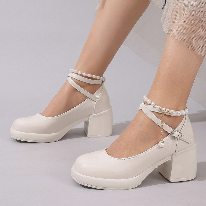 Women Shoes With Heels - 새로운 여성 펌프스 슈즈 패션 크로스