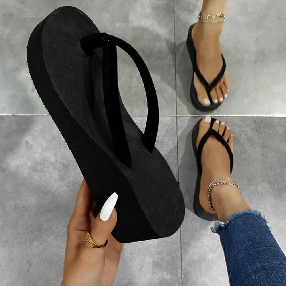 Women Shoes Wedges - 여성용 슬리퍼 여름 샌들 웨지 샌들
