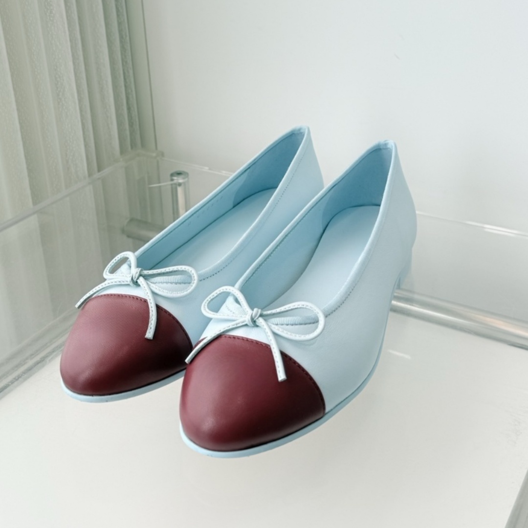 Women Shoes With Heels - 명품 여성 발레 플랫 댄스 슈즈