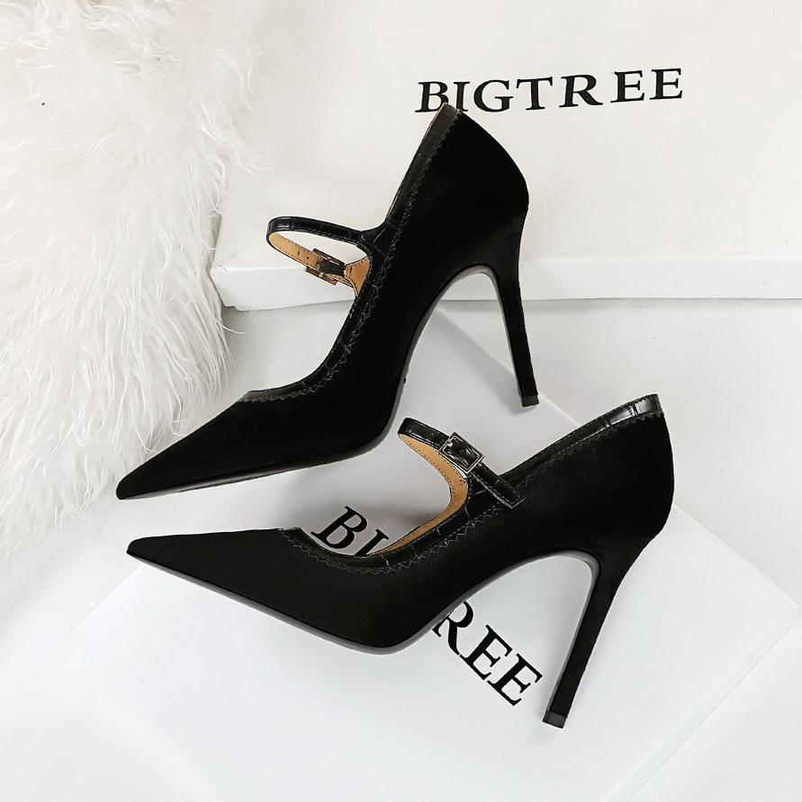 혼합 색상 레트로 메리 제인 여성용 하이힐, 여성용 펌 - Women Shoes Size 7 리뷰 및 가격