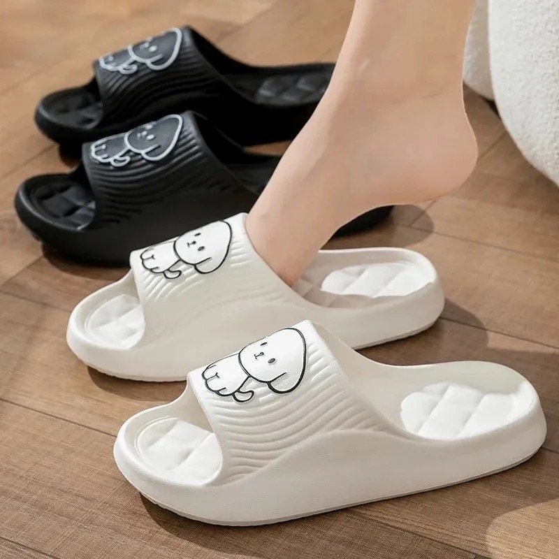 귀여운 만화 슬리퍼 욕실 슬리퍼 클라우드 쿠션 슬라이드 - Women Shoes Wedges 리뷰 및 가격