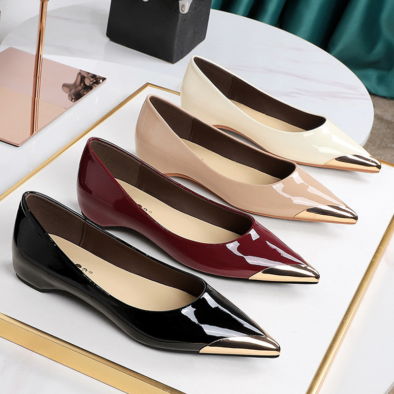 빅트리 슈즈 로우힐 여성화 에나멜 가죽 웨지힐 여성 펌 - Women'S Shoes To Men'S 리뷰 및 가격