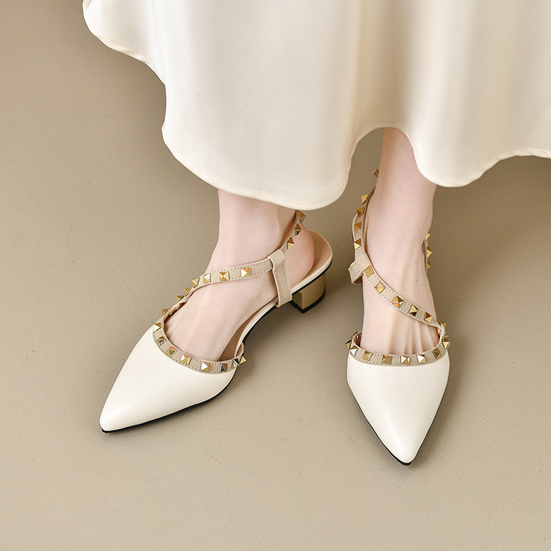 여성용 반짝이는 백 버클 스트랩 샌들 유럽 및 미국 스 - Metallic Heel Sandal 리뷰 및 가격