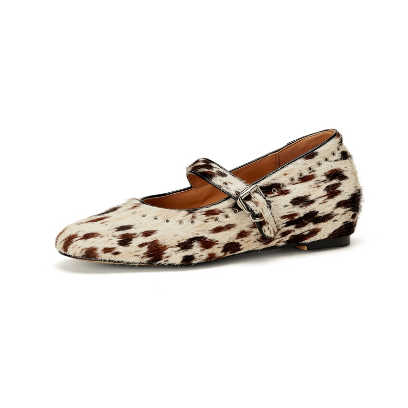 핫세일 레오파드 말털 가을 봄 발레 플랫 라운드 토 얕 - Women Shoes Mk 리뷰 및 가격