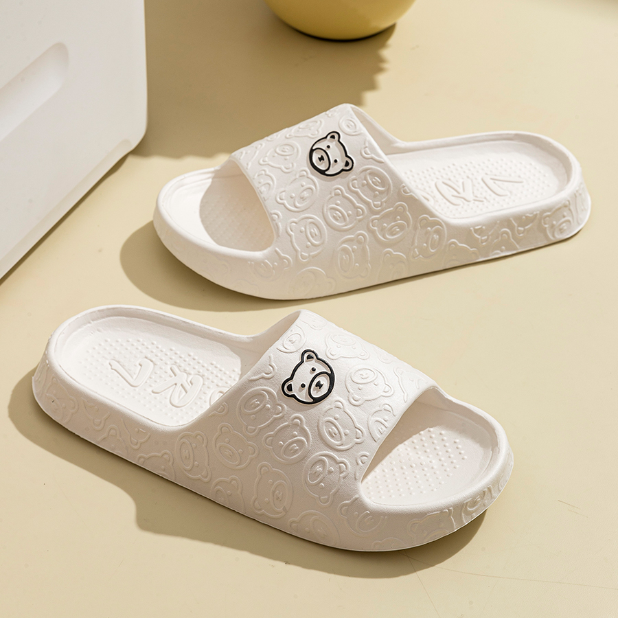 귀여운 곰 여성 슬리퍼 여름 실내 부드러운 만화 샌들  - Women'S Shoes To Men'S 리뷰 및 가격