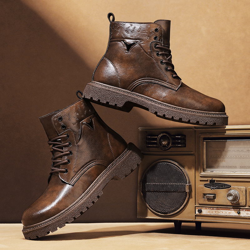 6cm 키높이 남성 부츠 가죽 야외 가을 겨울 신발 따 - Suede Ankle Boot 리뷰 및 가격