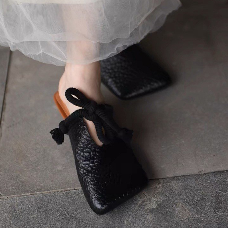 스퀘어 토 슬리퍼 여성 플랫 뮬 슈즈 여성용 샌들 새로 - Women Shoes Size 7 리뷰 및 가격