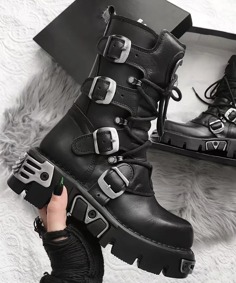 남성 럭셔리 패션 펑크 고딕 하이 모터사이클 부츠 오리 - Suede Ankle Boot 리뷰 및 가격