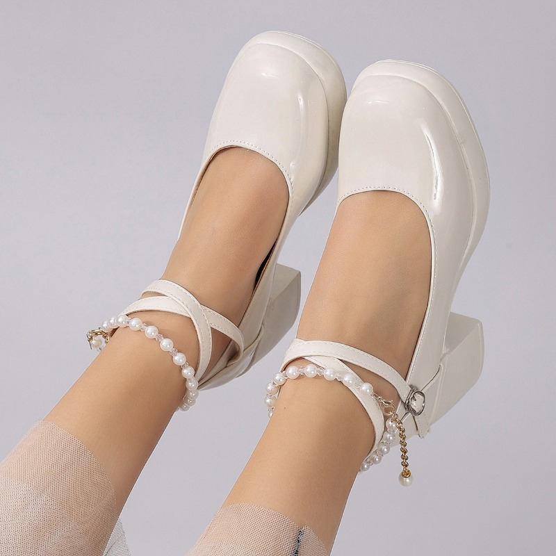새로운 여성 펌프스 슈즈 패션 크로스 스트랩 여성용 얕 - Women Shoes With Heels 리뷰 및 가격
