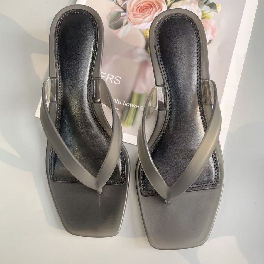 한국 무광택 올리브 그린 PVC  thong 샌들 여성 - Jelly Sandal Women 리뷰 및 가격