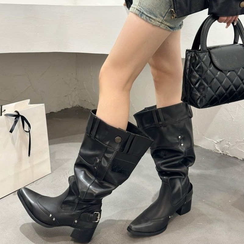 여성용 랩 싱글 부츠 봄 여름 포인티드 토 스터드 메탈 - Suede Ankle Boot 리뷰 및 가격