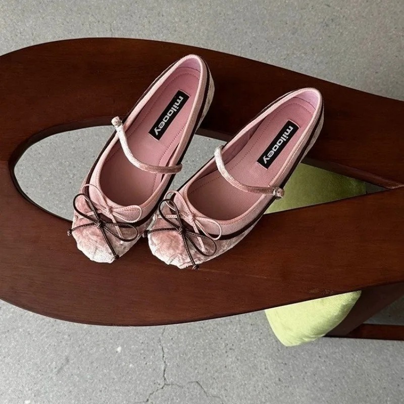 2026 프랑스 플랫 바닥 라운드 토 발레 슈즈, 세련 - Women Shoes With Heels 리뷰 및 가격