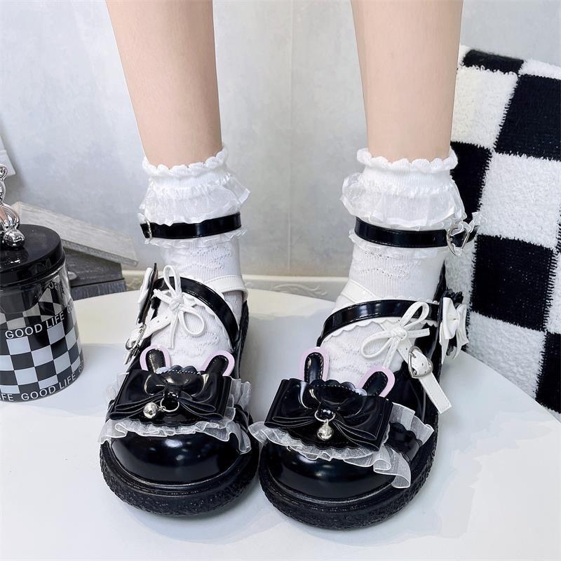 달콤한 둥근 머리 모양의 귀여운 소녀 로리타 신발 JK - Women Shoes Wedges 리뷰 및 가격