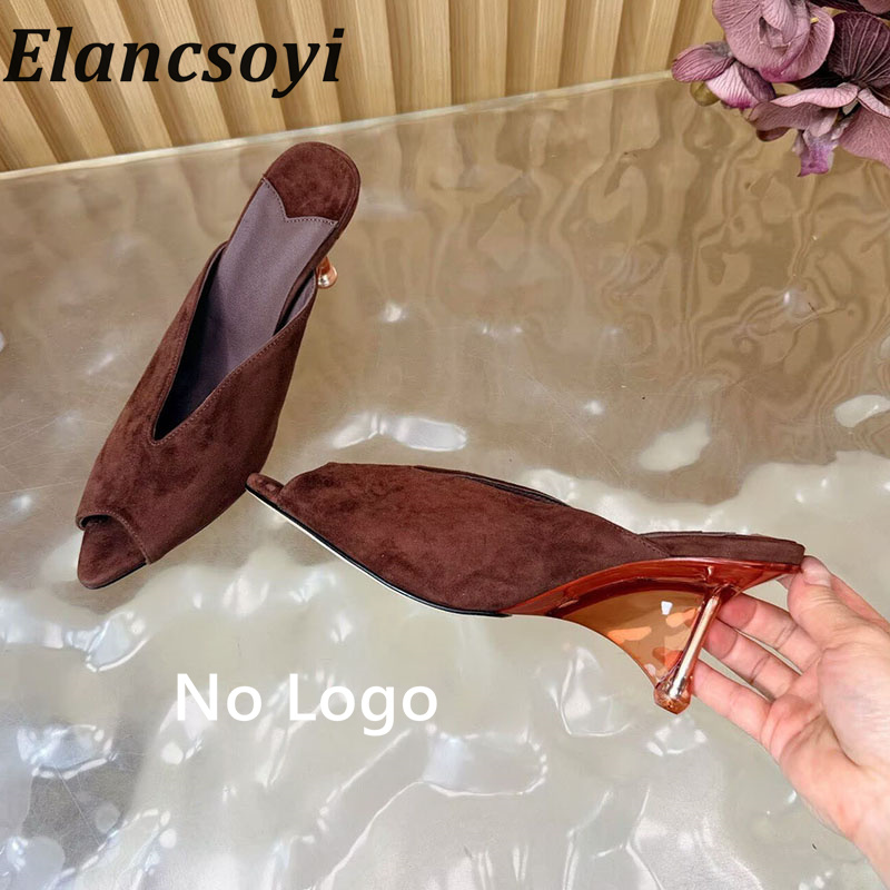 여성용 오픈토 스웨이드 경사 힐 샌들, 피쉬 마우스 오 - Women Shoes Size 7 리뷰 및 가격