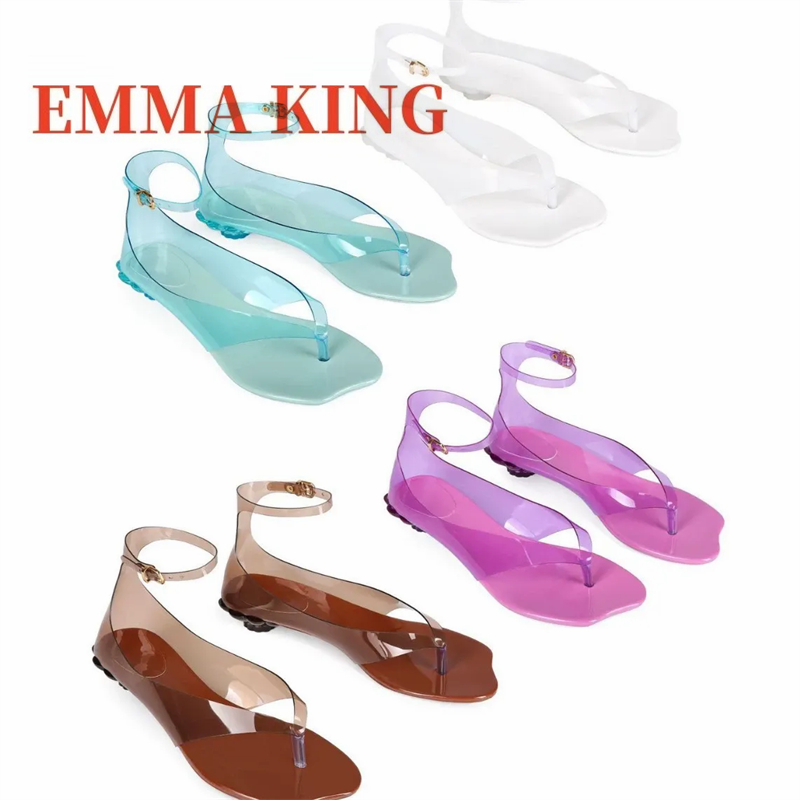 여성용 끈 젤리 샌들,2026 새로운 투명 PVC 샌들 - Jelly Sandal Women 리뷰 및 가격