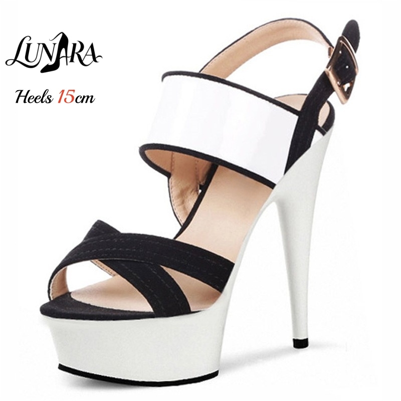 15cm/6인치 투명 플랫폼 스틸레토 샌들 핑크 스웨이 - Jelly Sandal Women 리뷰 및 가격