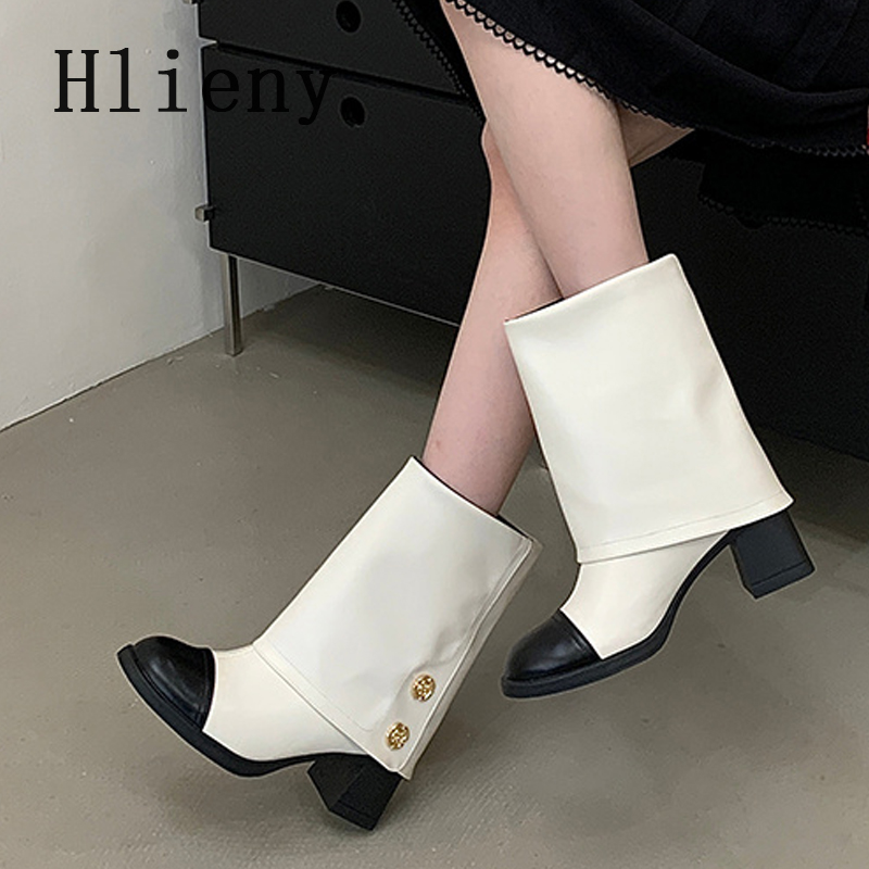 Hlieny 가을 겨울 패션 모던 여성 앵클 부츠 라운 - Women Shoes Size 7 리뷰 및 가격