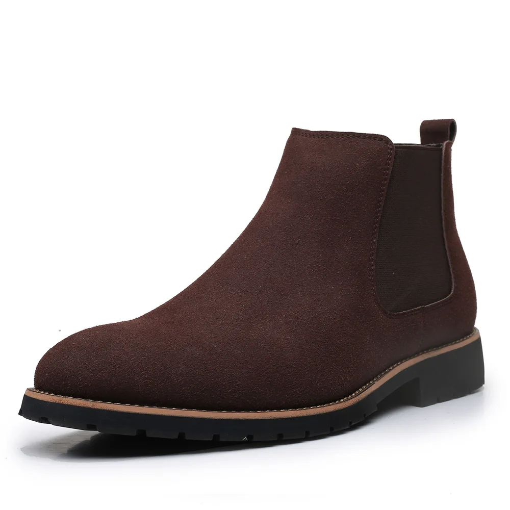 남성 앵클 부츠 영국 스타일 스웨이드 가죽 부츠 패션  - Suede Ankle Boot 리뷰 및 가격