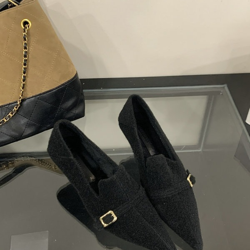 2025 신상 싱글 슈즈 빈티지 메탈 버클 스틸레토 스 - Women Shoes Nb 리뷰 및 가격