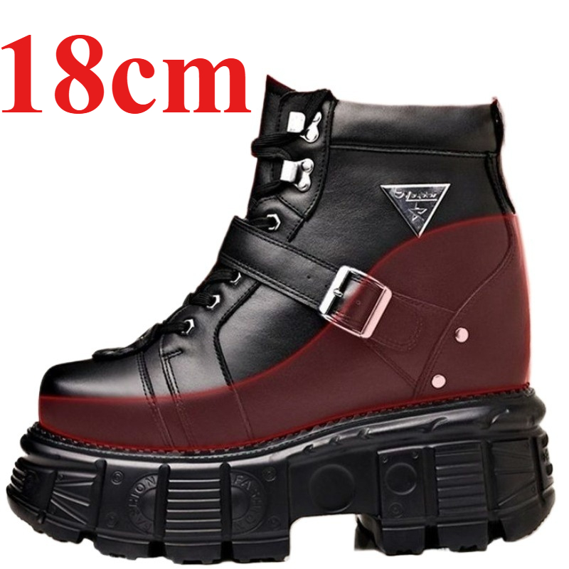 남성용 18cm 키높이 부츠, 정품 가죽 오토바이 부츠 - Suede Ankle Boot 리뷰 및 가격