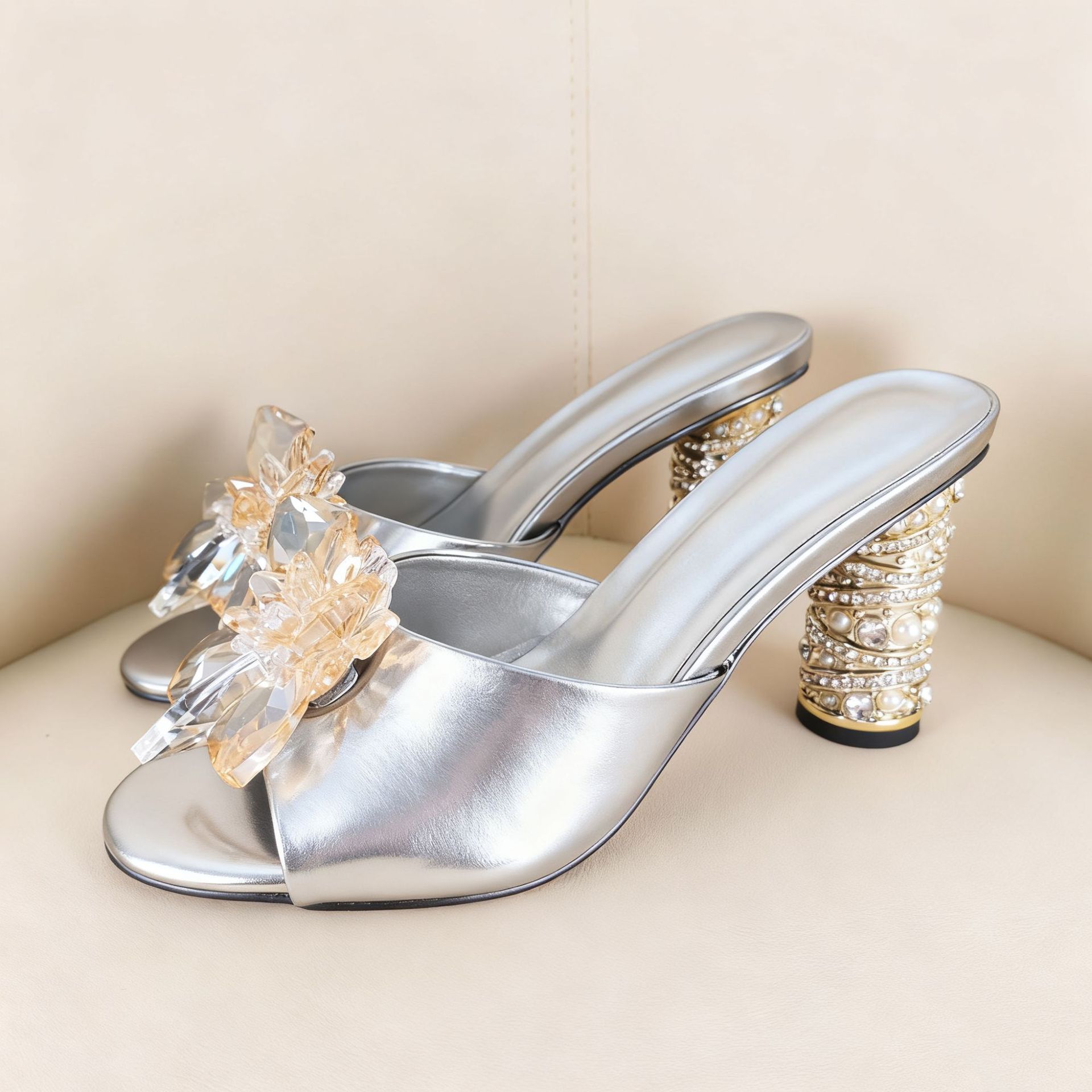 이베이 독립 판매점 여성 샌들 뮬 플라워 슬리퍼 웨딩  - Women'S Shoes Ebay 리뷰 및 가격