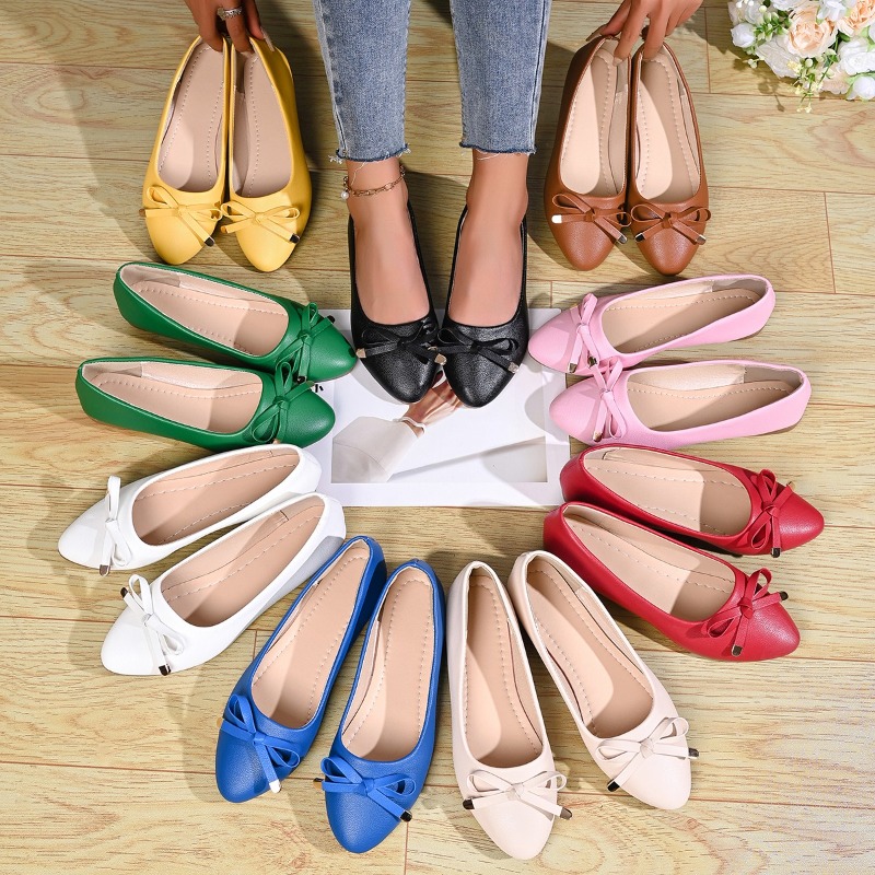 보우 샤로우 마우스 소프트 솔 편안한 가죽 신발 여성용 - Women Shoes Wedges 리뷰 및 가격