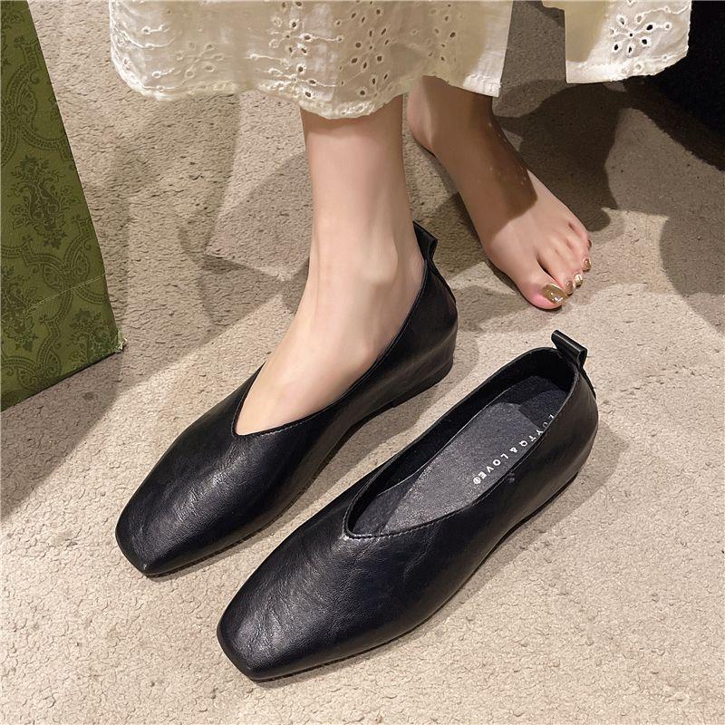 패션 신발 여성용 로퍼 정품 가죽 고급 실버 힐 스퀘어 - Women Shoes With Heels 리뷰 및 가격