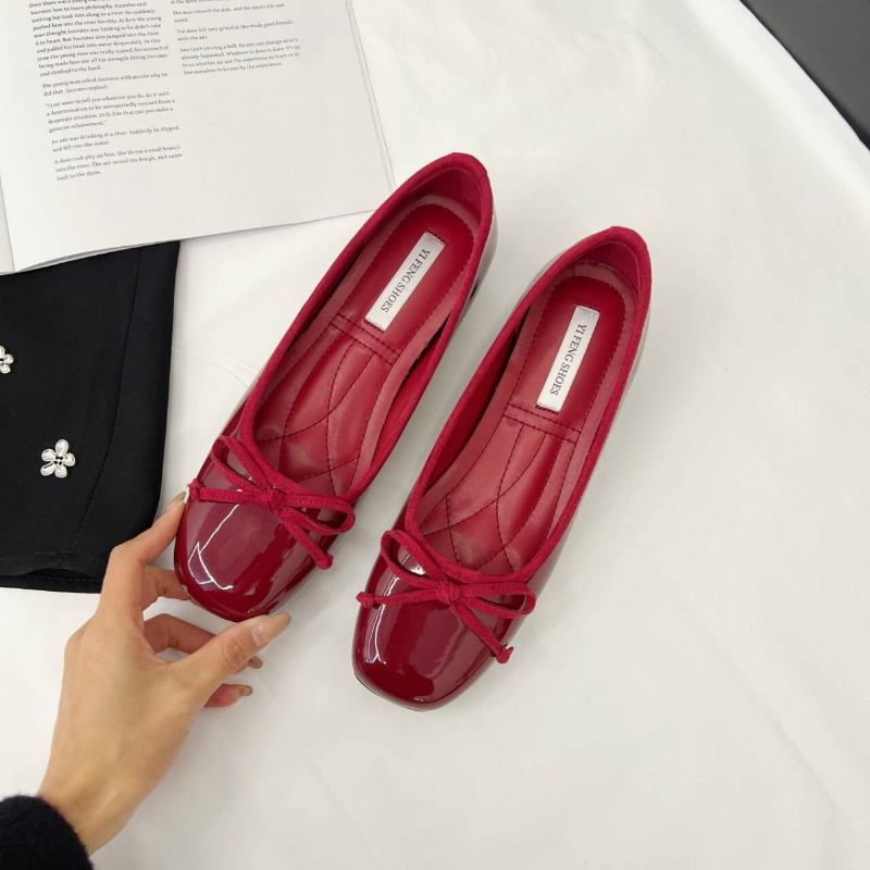 얕은 여성용 부드러운 라운드 플랫 슈즈, 슬라이드 풋웨 - Women Shoes Wedges 리뷰 및 가격