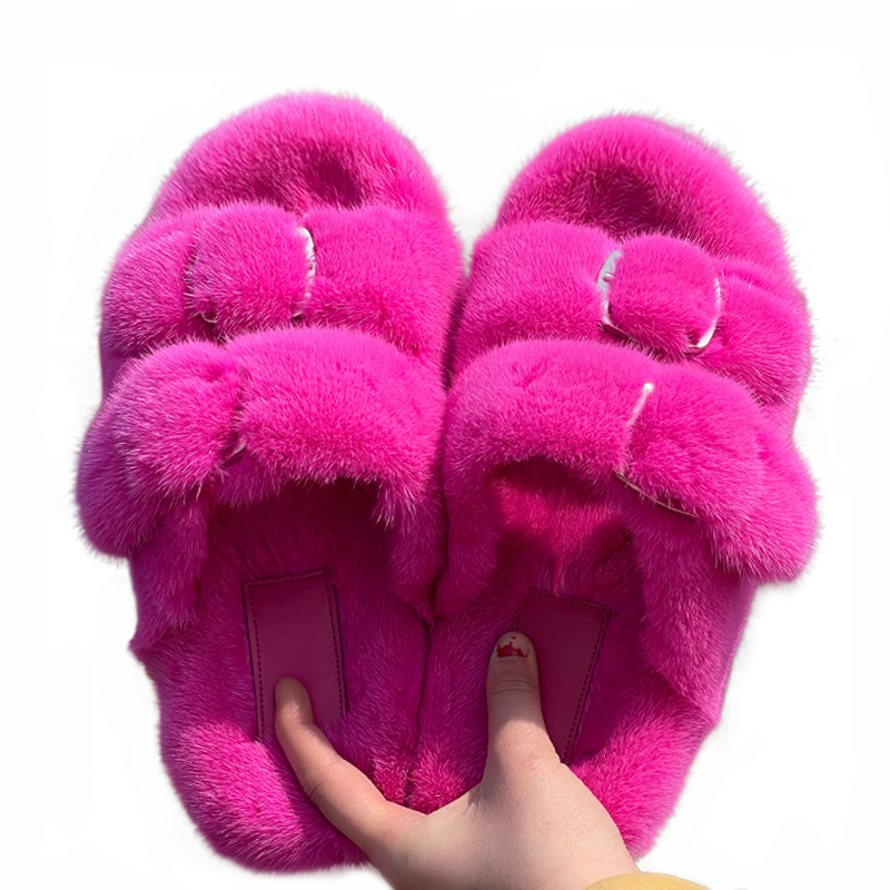 여성 샌들 슬리퍼 오픈토 럭셔리 밍크 퍼 슬리퍼 여름  - Women Shoes Mk 리뷰 및 가격