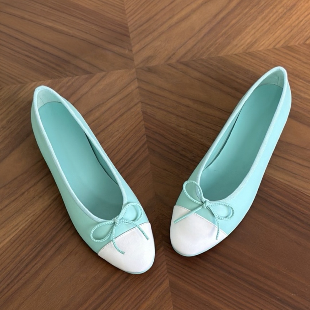 명품 여성 발레 플랫 댄스 슈즈 낮은 굽 신발 리본 장 - Women Shoes With Heels 리뷰 및 가격